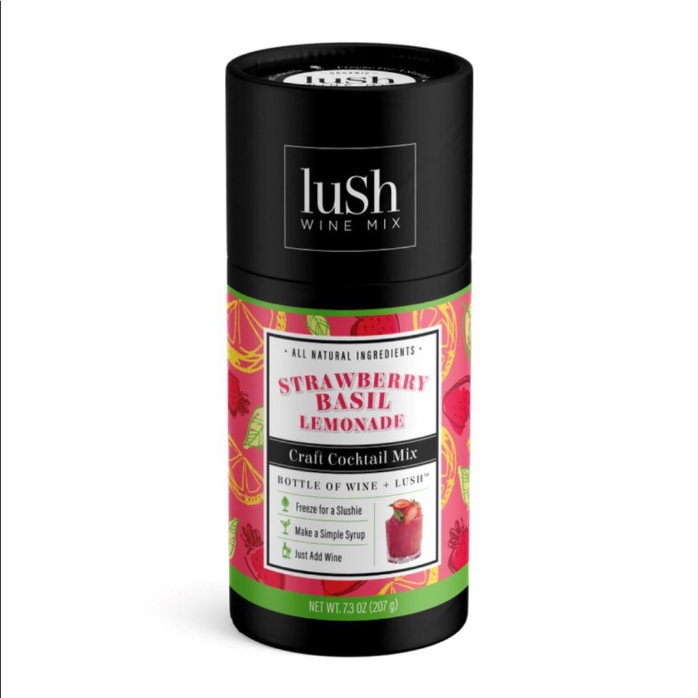 Lush WINE Slushie mix- Strawberry Basil Lemonade